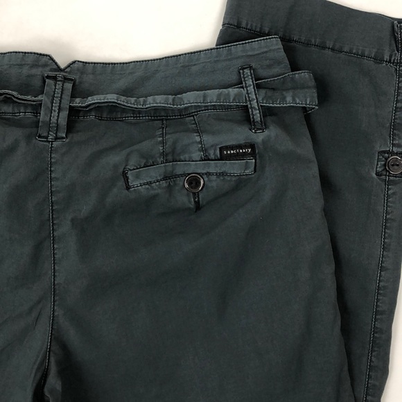 Sanctuary Clothing Tomboy Cropped Pants Size 32 - Picture 6 of 8